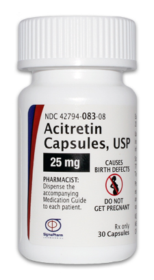 Acitretin Capsules, USP (25 mg)