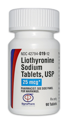 Liothyronine Sodium Tablets, USP (25 mcg)